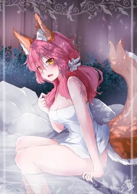 Tamamo no Mae -A bath in the hot springs-